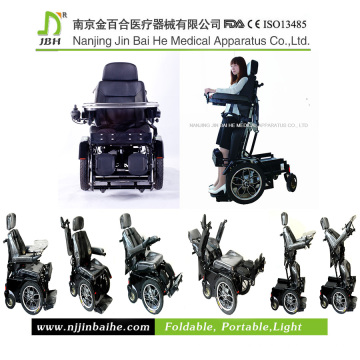 Chaise roulante électrique de luxe pour handicapés